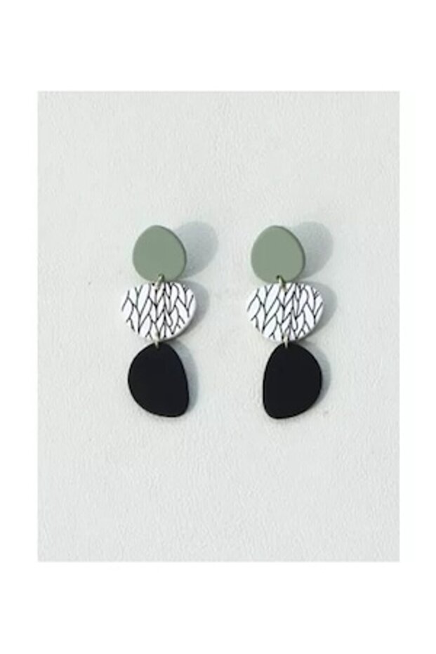 - Long Multicolored Earrings - 1