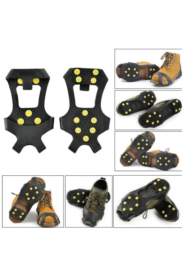 Bot Ayakkabı Kar Paleti Patik Geçmeli Bot Kayma Önleyici Palet - 2