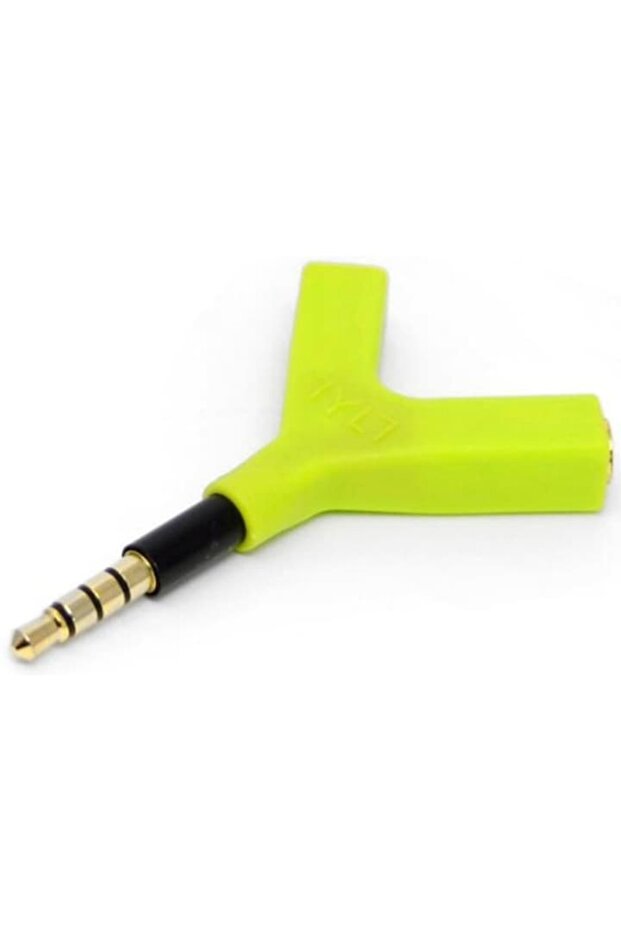 Adaptor audio Y-SPLIT, 2x Jack 3.5mm Verde - 2