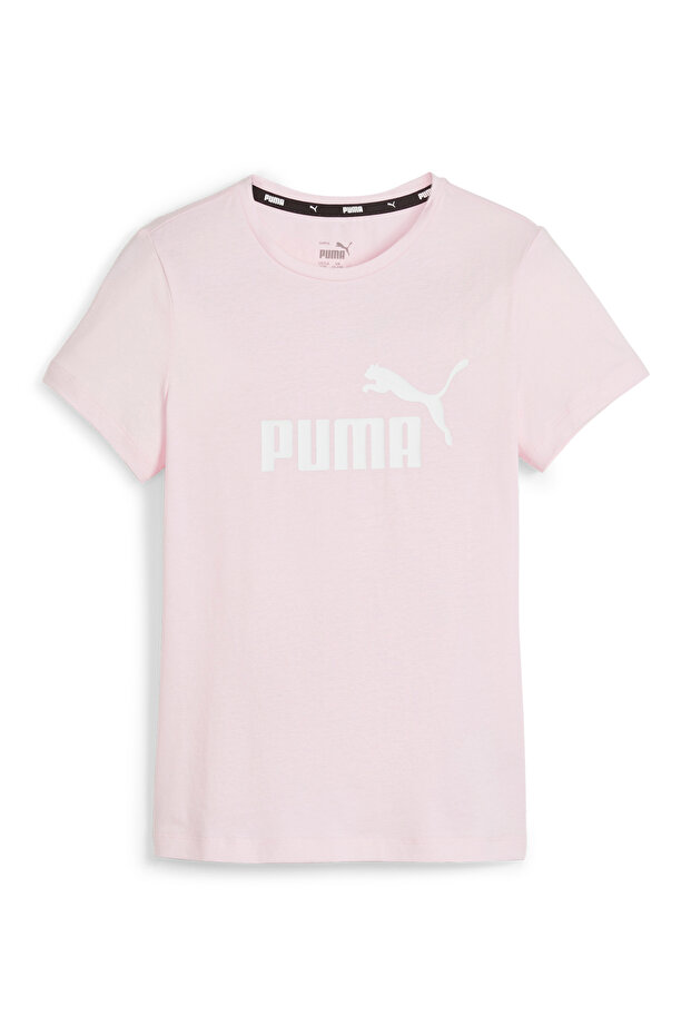 تي شيرت بشعار ESS - وردي - 1