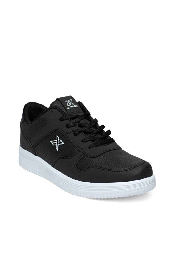 4027-25 Skin Leather Anatomical Men's Sneaker Black White