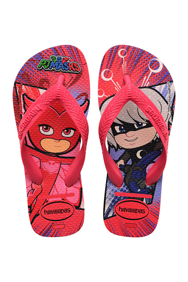 شبشب مطبوع - أحمر - 1