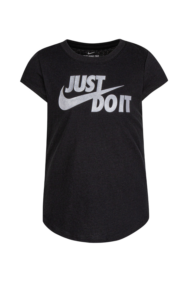 تيشيرت "Just Do It" بشعار سووش - أسود