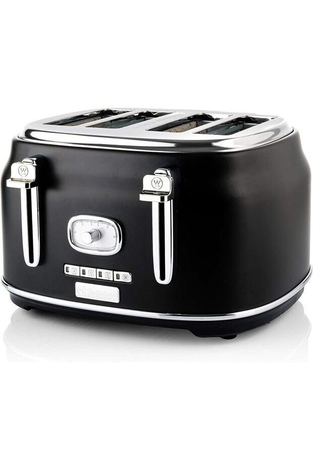 Westinghouse Retro 4-Slice Toaster - Six Adjustable Browning Levels - with Self Centering Function - 1