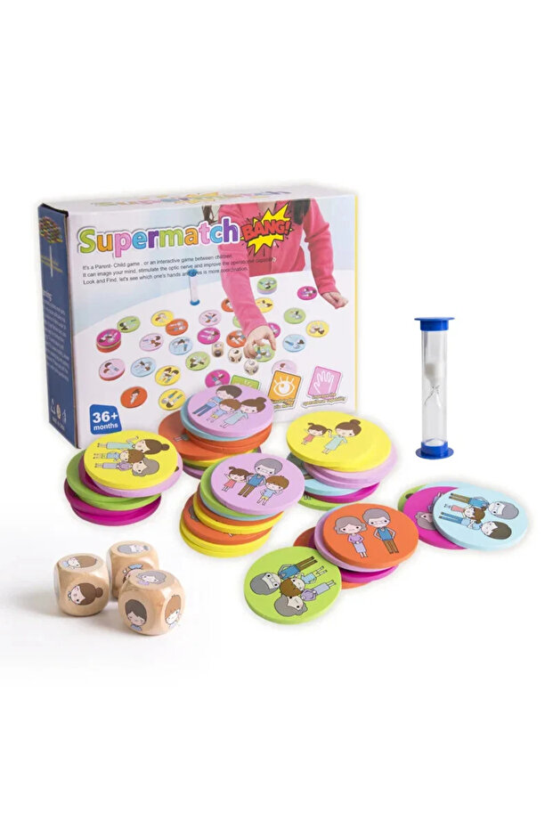 Board game, developing attention and concentration, Supermatch - 1