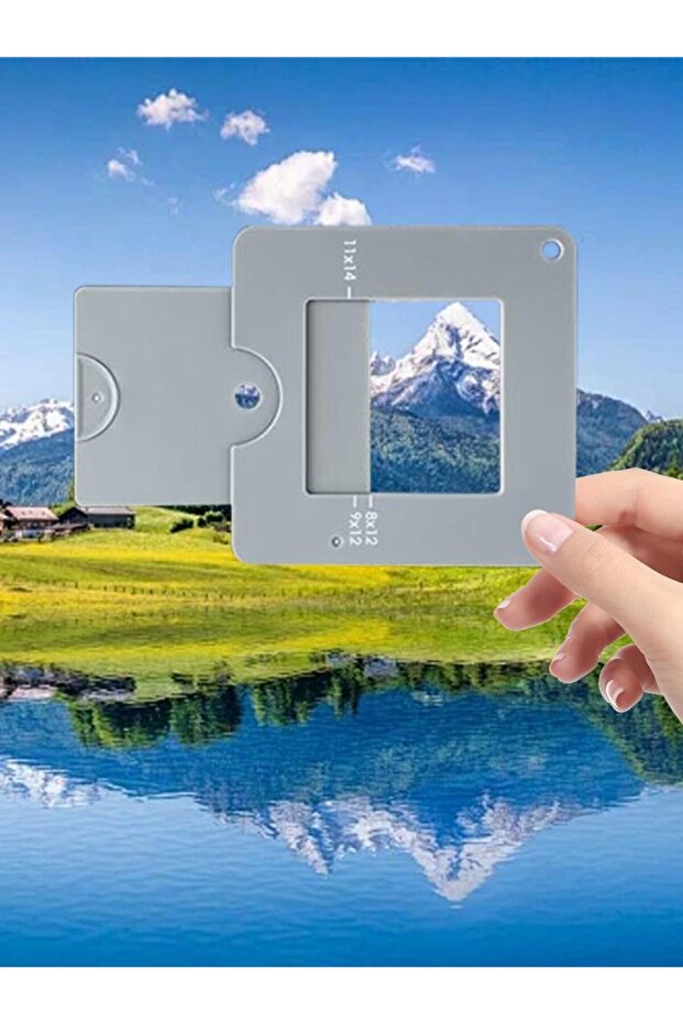 أداة Creative View Catcher للفنانين Viewfinder متعددة الوظائف أدوات تركيب العرض المنقسم للفنانين D... - 8