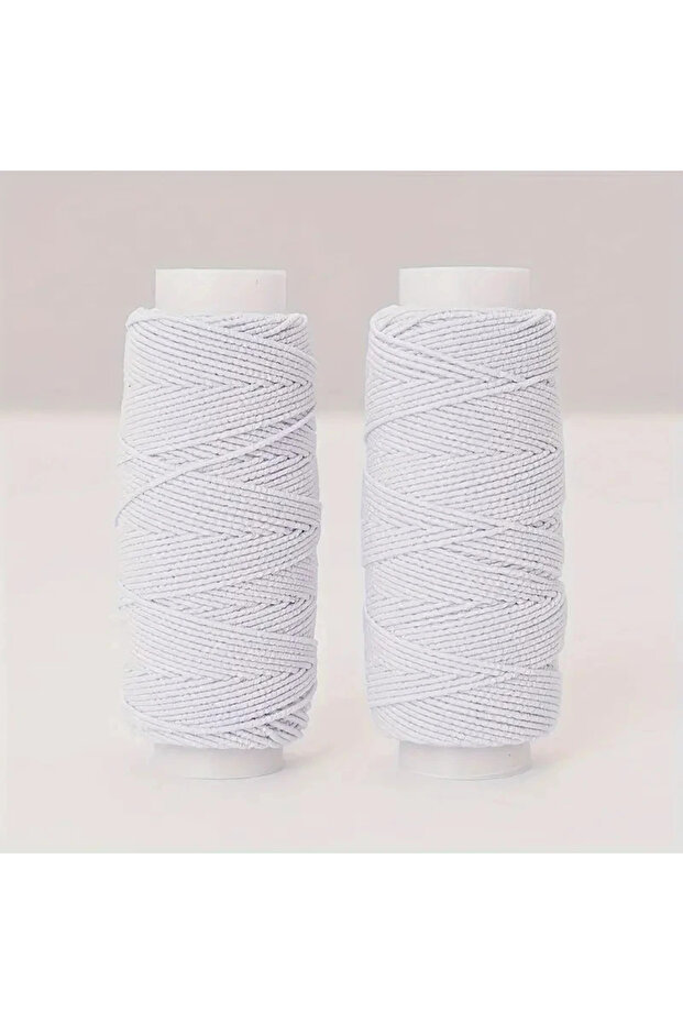 B 2pcs Colorful Elastic Thread Sewing Machine Bottom Line Elastic Thread Polyester Fine High Elasti. - 1