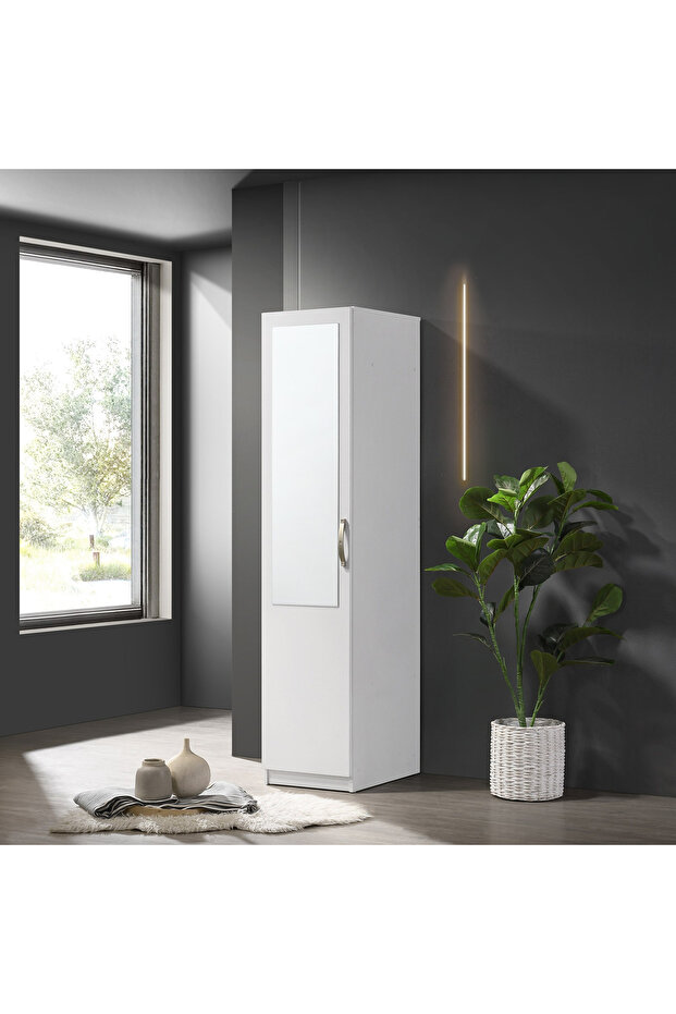 خزانة ملابس كولتورب بلس ذات باب واحد ومرآة - 1