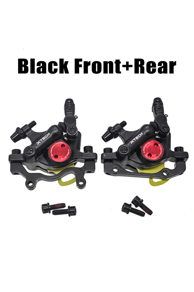 Black A Pair ZOOM MTB Hydraulic Disc Brake Calipers HB100 Line Pulling Oil Brake Front & Rear For Fo