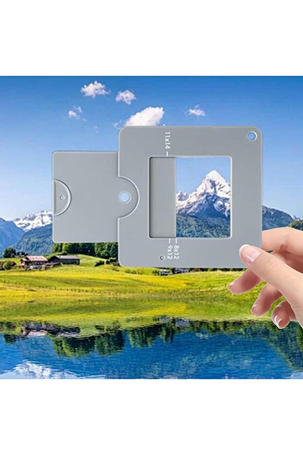 أداة Creative View Catcher للفنانين Viewfinder متعددة الوظائف أدوات تركيب العرض المنقسم للفنانين D... - 6