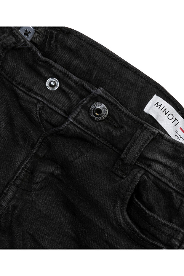 - شورت أساسي - جينز أسود - 3