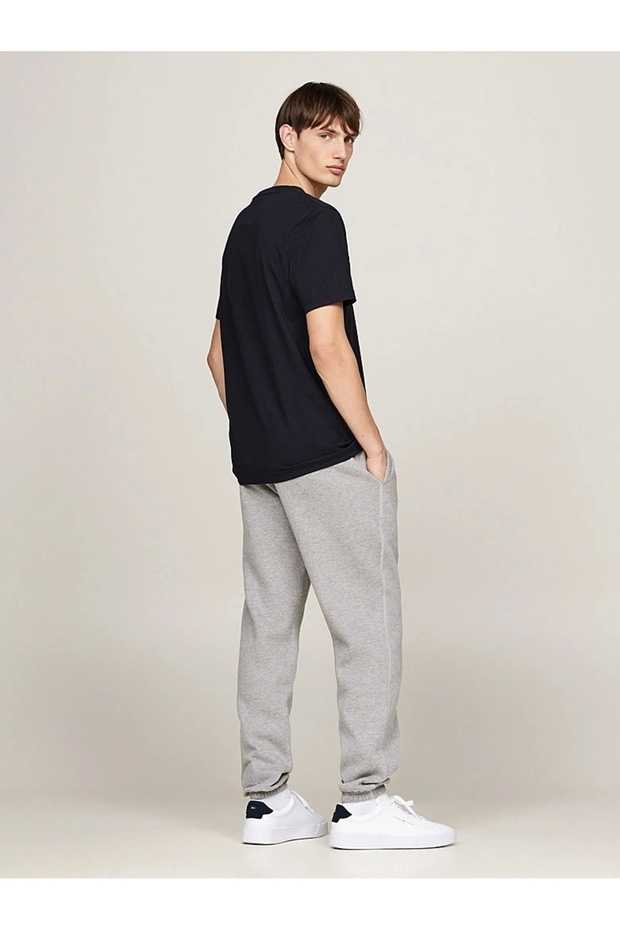 Erkek Chest Logolu Lacivert T-Shirt - 4