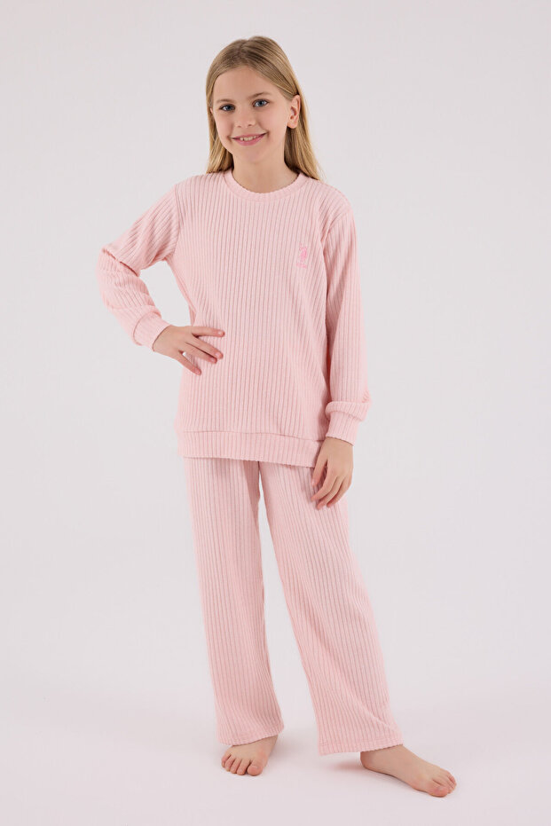 U.S. Polo Assn Girls' Pink Tracksuit Set