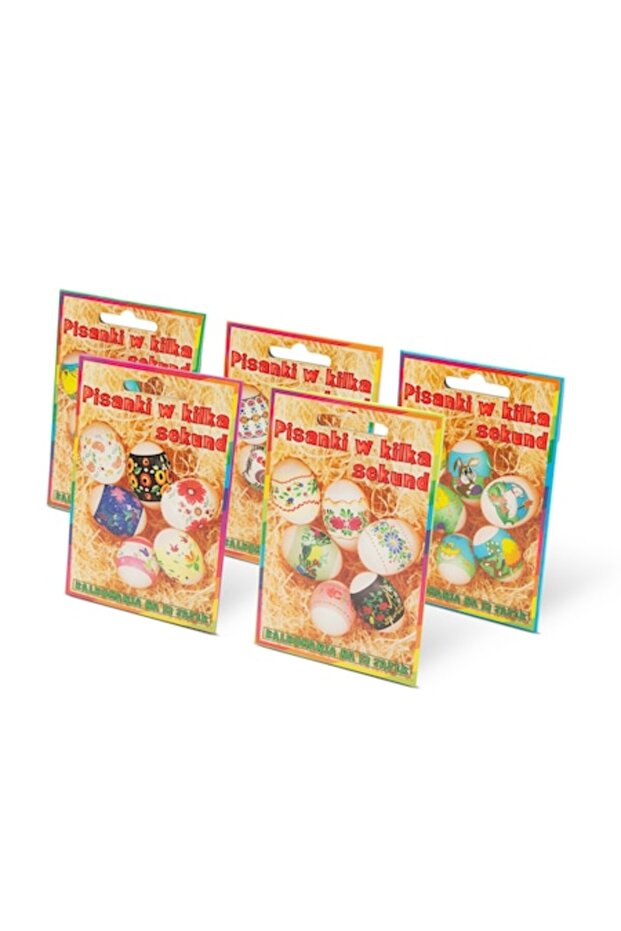 Decor Oua de Paste Set Autocolante 12 Buc/pachet - 1