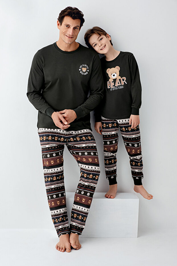 Dečački antracit pidžama set - 2