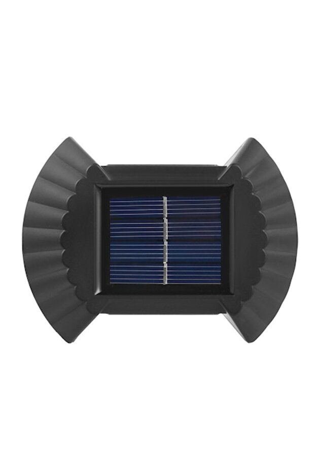 Set 4 Aplica solara LED bidirectionala pentru perete - 1