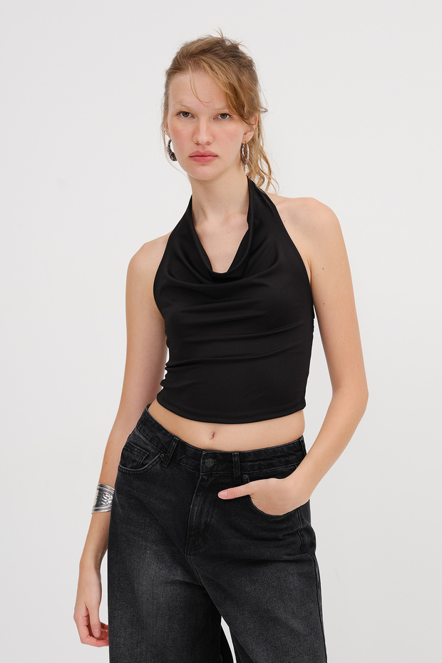 Sırt Dekolteli Bluz B0573 - 2