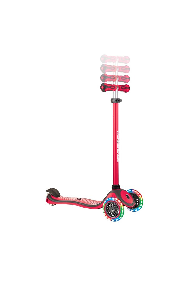 Primo Plus Işıklı Scooter - Kırmızı - 4
