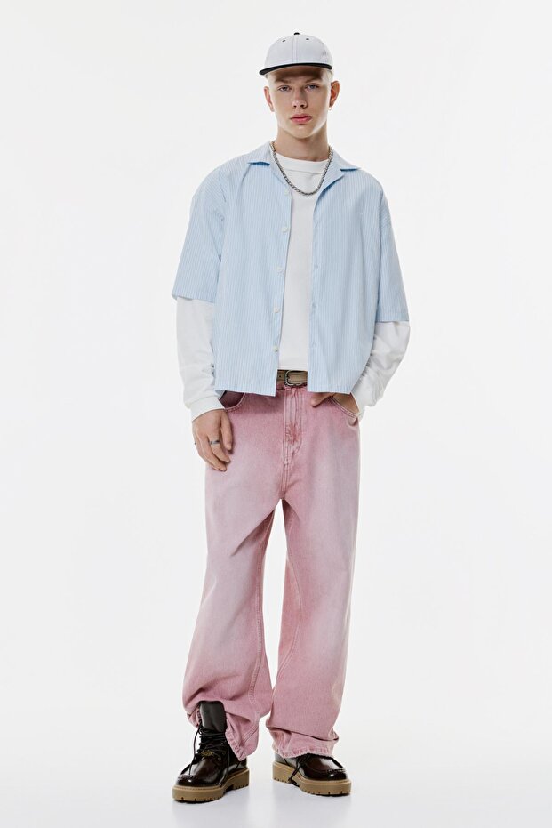 Çizgili STWD gömlek - 3