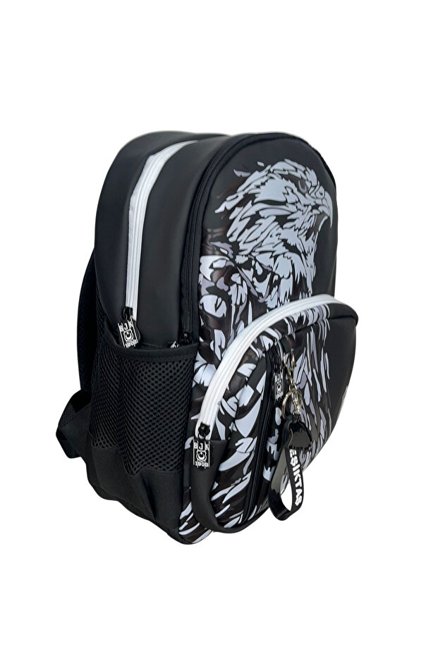 Printed Licensed Patterned Zippered School Backpack - 2