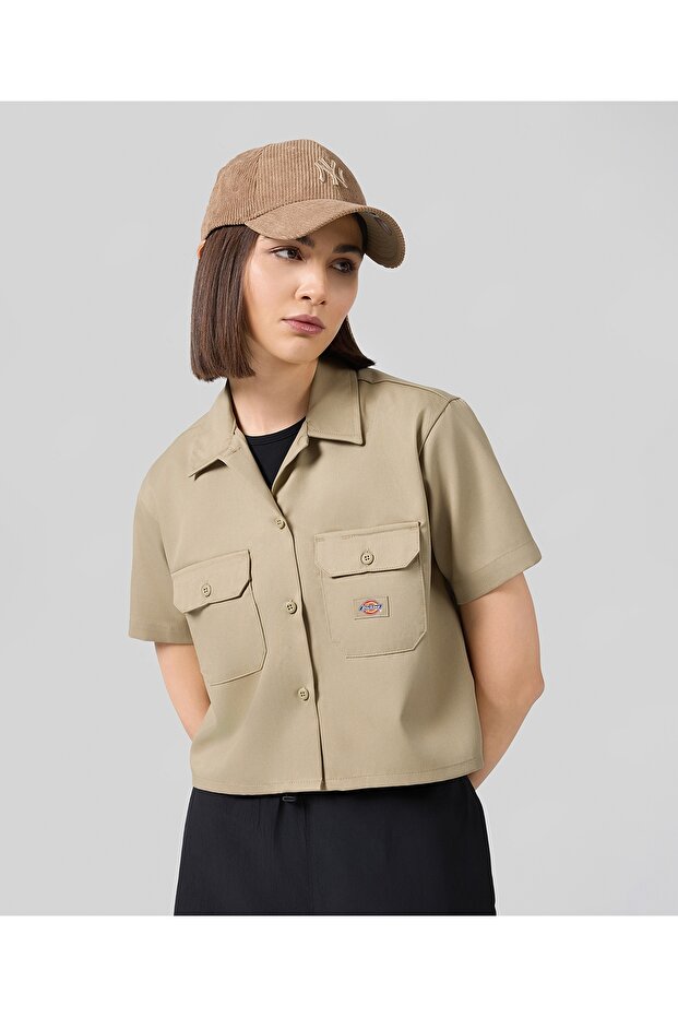 Work Shirt Cropped Ss W - 4