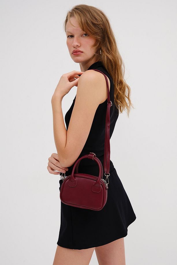 Fermuarlı Mini El Ve Omuz Çantası Ç6007-G9 - 1