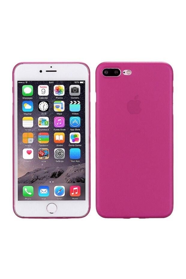 Protective Case for iPhone 7 Plus, Rose/Transparent - 2