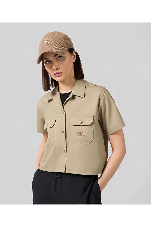 Work Shirt Cropped Ss W - 5