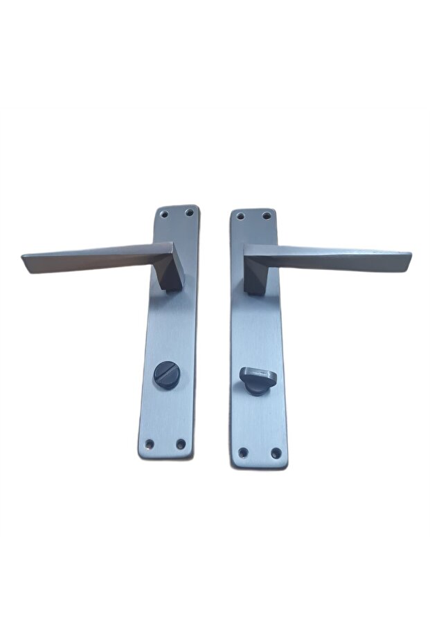 مقابض أبواب Armax Pramit Arma Ayna Anthracite WC مقبض الباب / 2 مجموعة - 4