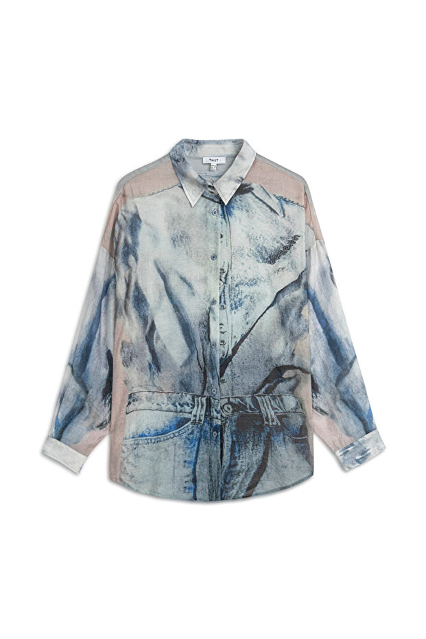 GÖRSEL BASKILI GÖMLEK - 3