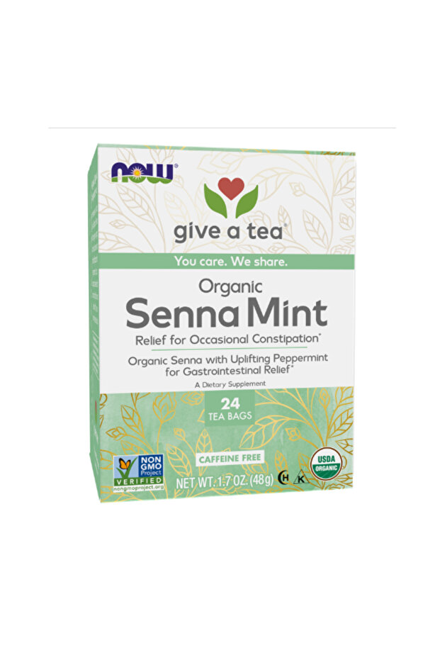 Organic Senna Mint 24 Tea Bags