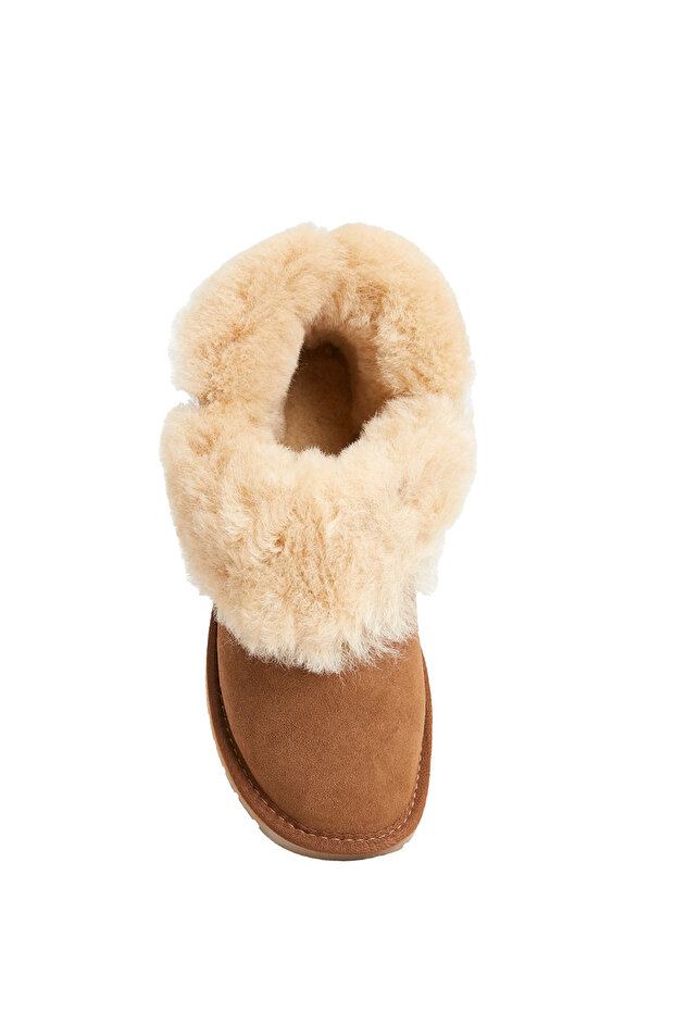 Platinum Mintaro Siyah Kadın Deri Bot - 4