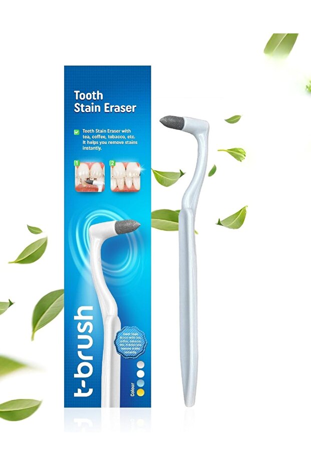 فرشاة أسنان T-Brush لإزالة بقع الأسنان، مزيل بقع الأسنان، ممحاة الجير، ملمع البلاك، أداة تنظيف الأسنان