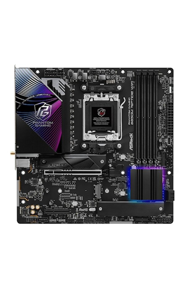B850M RIPTIDE WIFI, AM5, 4xDDR5, 256GB, Micro-ATX, RGB - 1