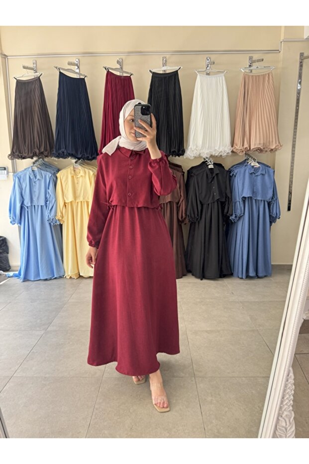 YELEKLİ ELBİSE - 1