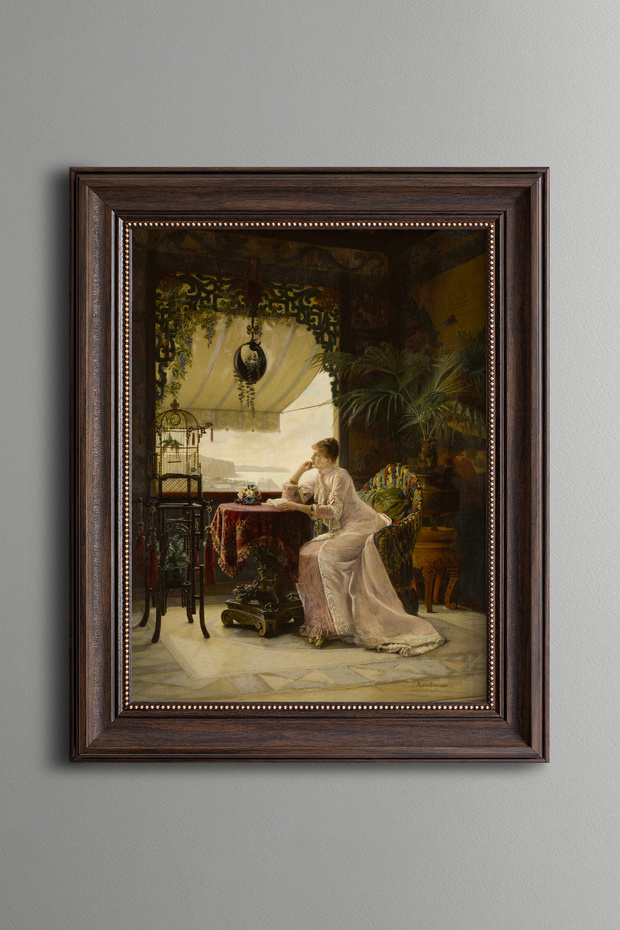 Hayal Kurmak - Vintage Desenli Çerçeve - 1