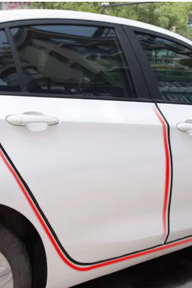 5 Metre Kaliteli Kauçuk Malzeme Araba Kapı Kolu Dekoratif Kenarlık Koruma Şeridi - 4