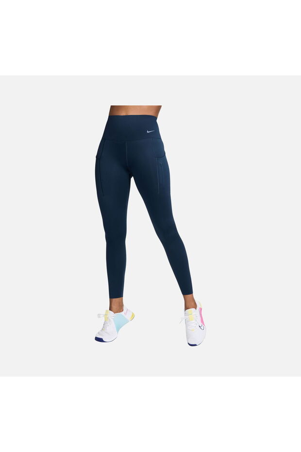 Dri-Fit Go Firm-Support High-Waisted 7/8 Running Kadın Tayt - 1