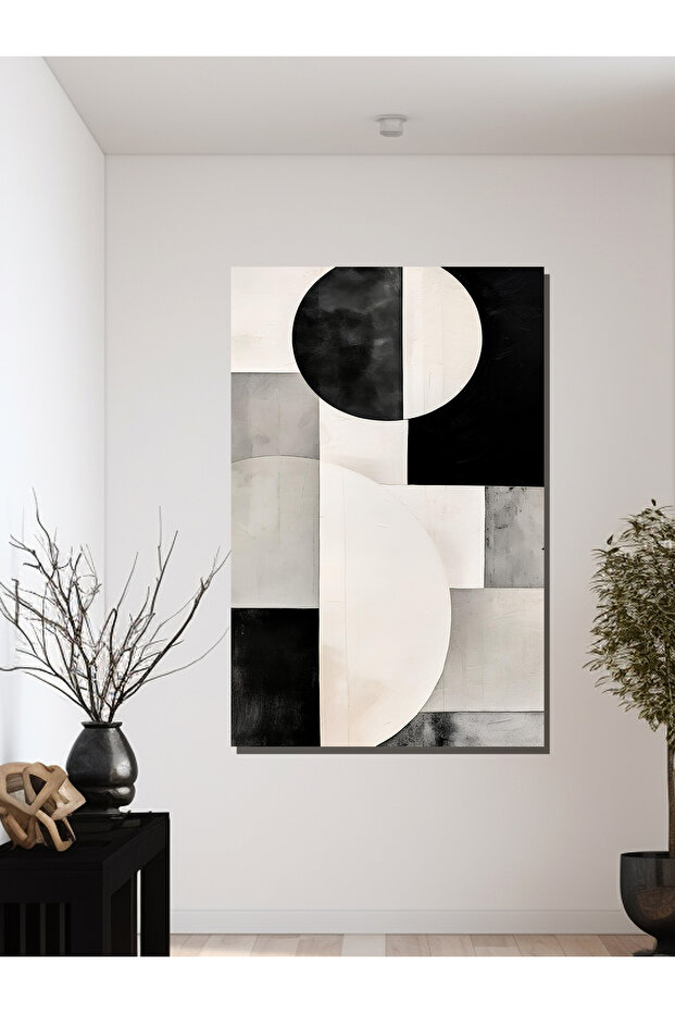 GEOMETRİK SOFT KANVAS TABLO - 2