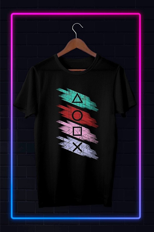 Black -unisex -gamer8-illustration Drawing- Y-134