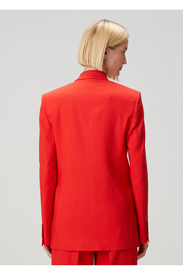 Kırmızı Blazer - 4