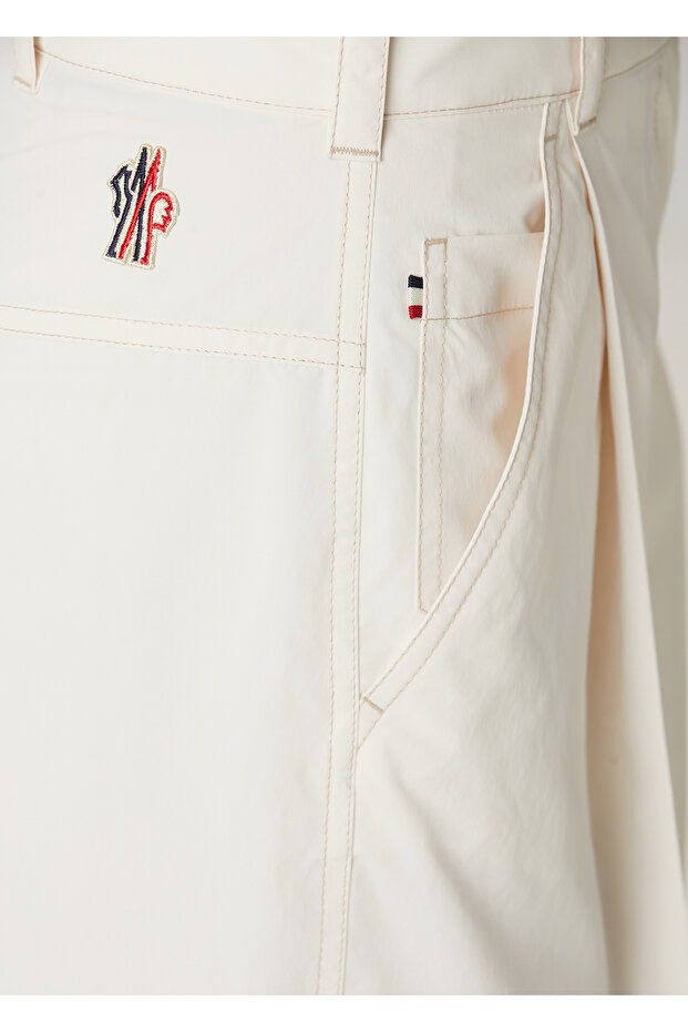 Krem Kargo Pantolon - 5