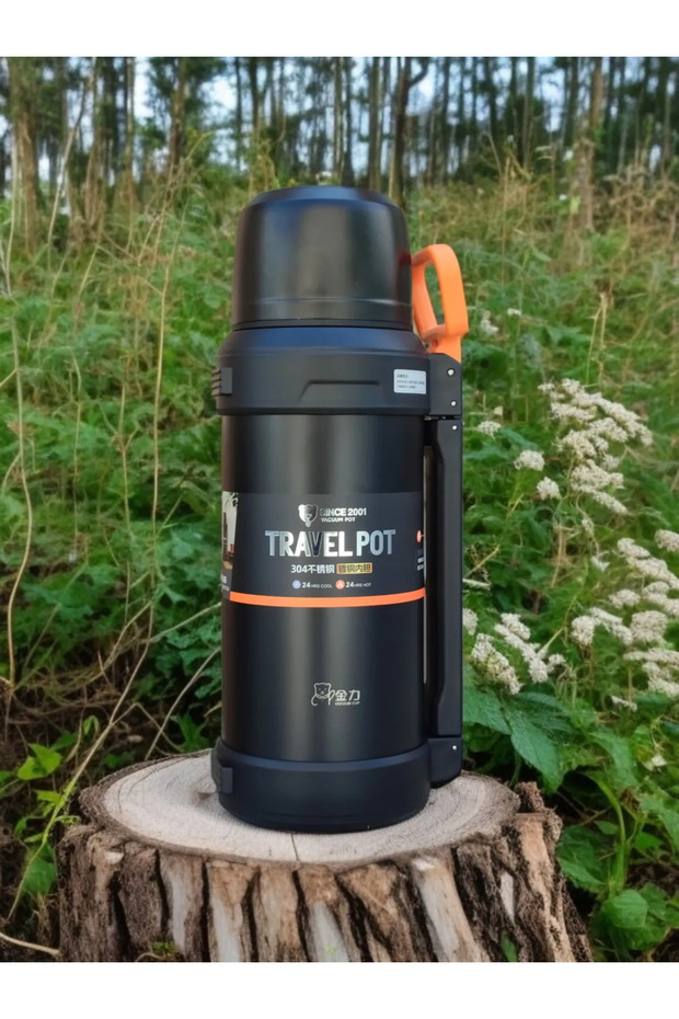 Paslanmaz Çelik 2,5 Litre aile boyu termos - 1