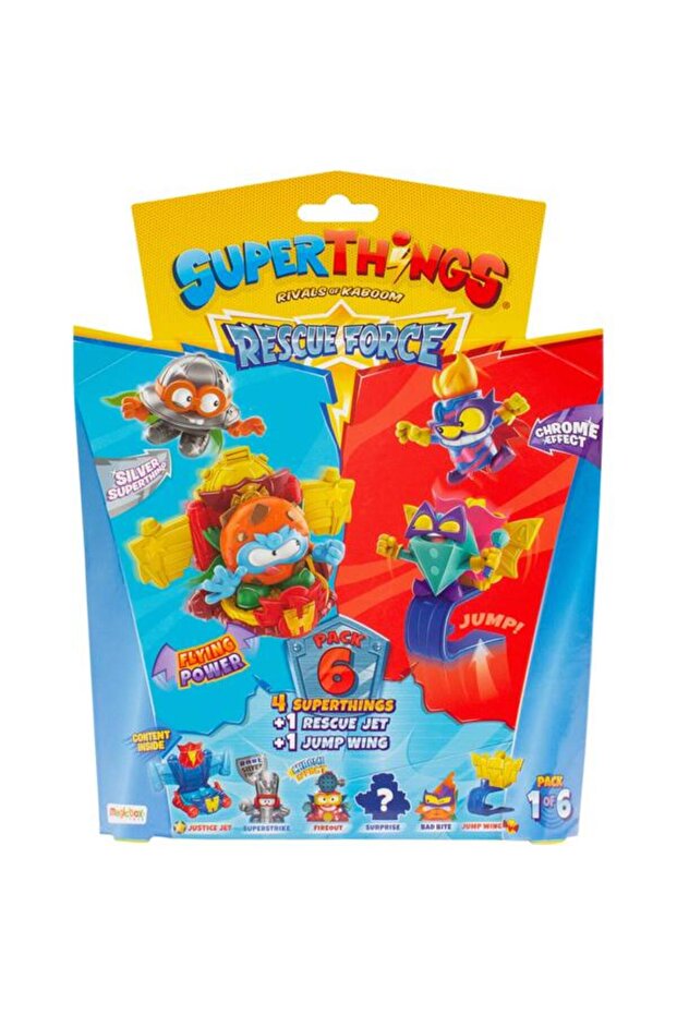 Sada 4 figurek SuperThings Rescue Force - 1