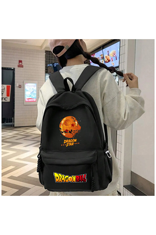 Anime Dragon Ball Printed Unisex School Backpack