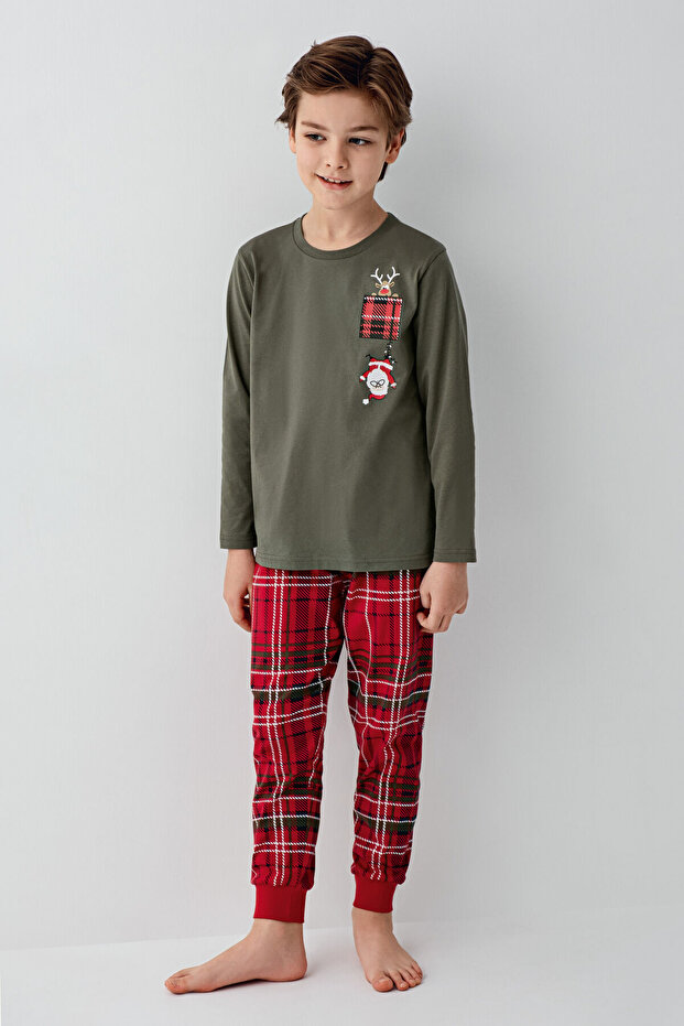 Zeleni set pidžama za dečake - 3
