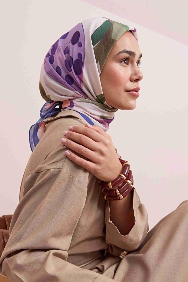 Mor-Barok Eşarp - 1