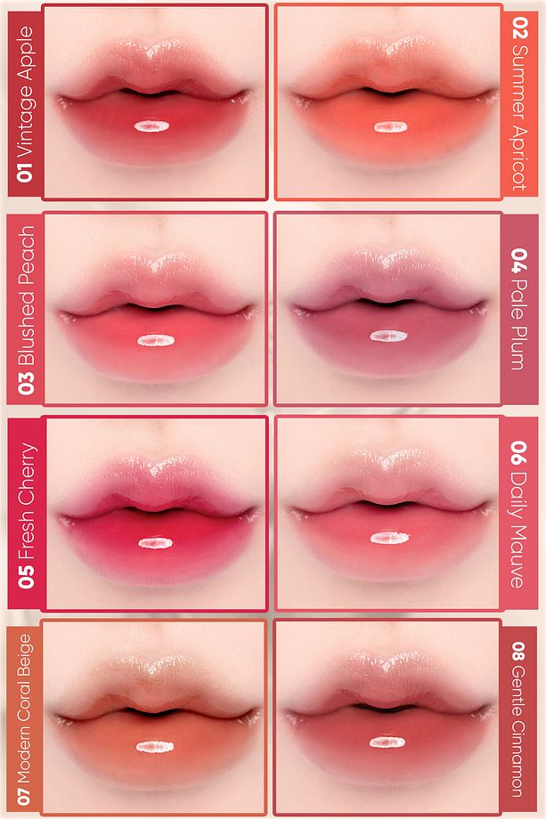 Yapışkanlık Hissi Vermeyen Yoğun Işıltılı Tint Crystal Glam Tint (20 Vanilla Apple) AppleSeries - 5