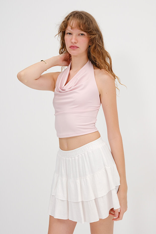 Sırt Dekolteli Bluz B0573 - 5