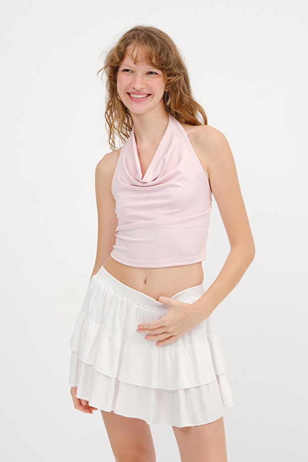 Sırt Dekolteli Bluz B0573 - 2